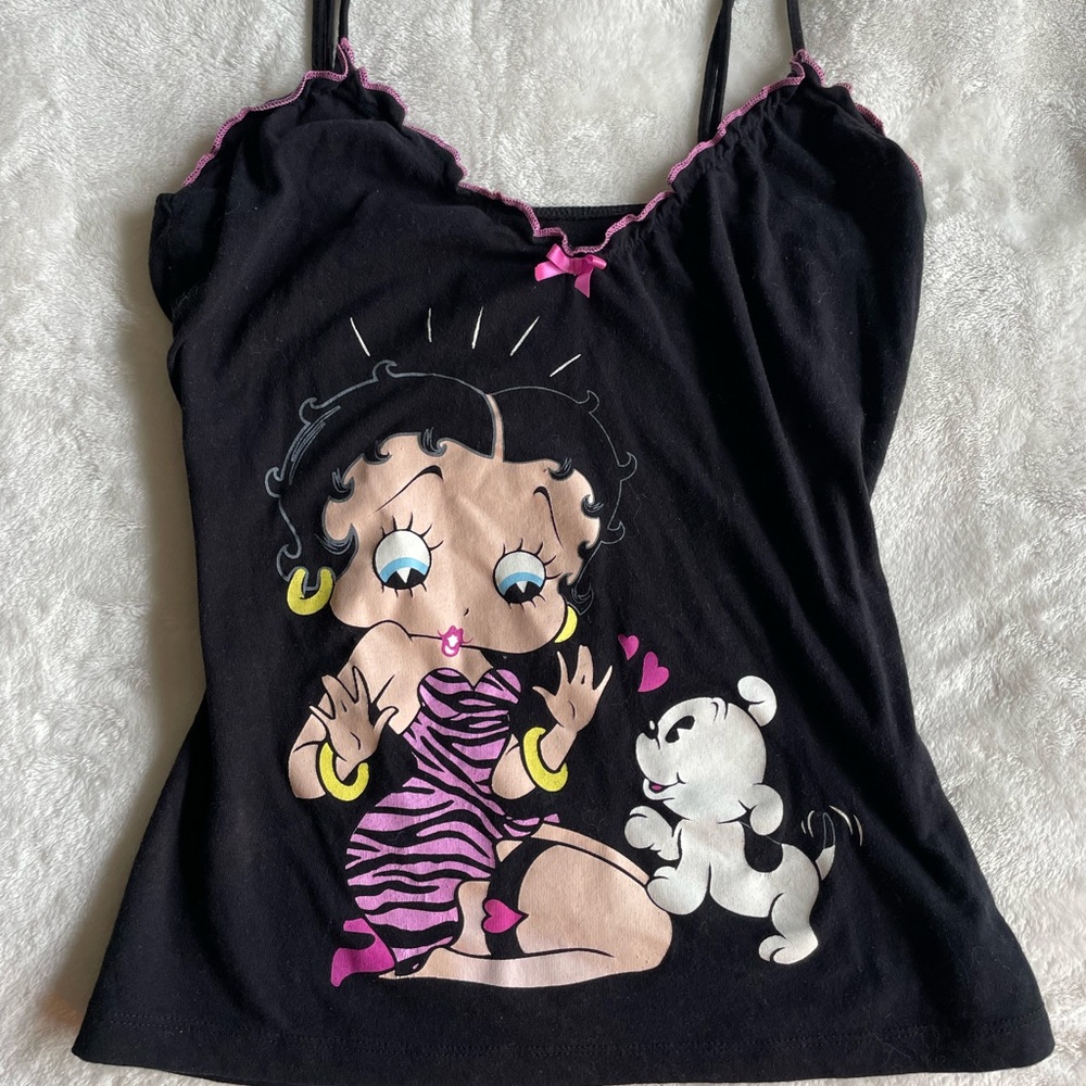 Y2K Betty boop tank top